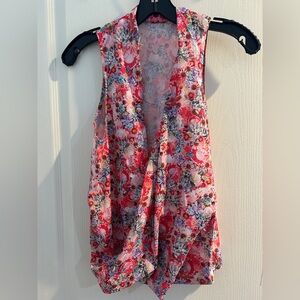 lululemon athletica Floral Sleeveless Yoga Top